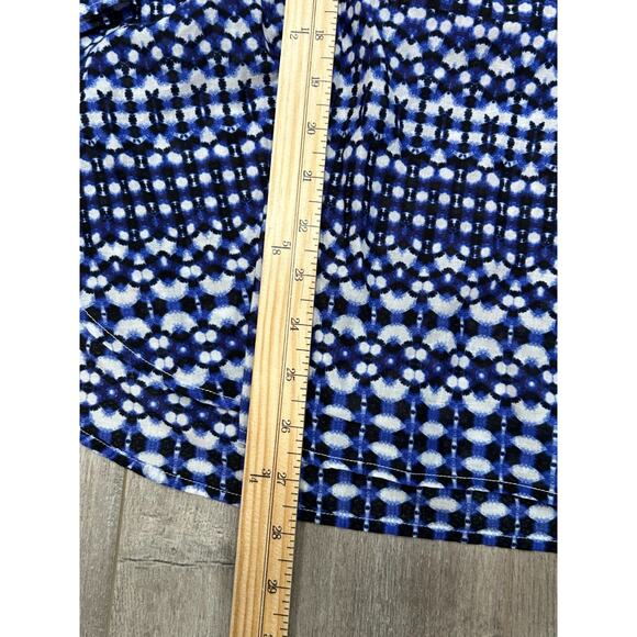 NWT Talbots Womens Multicolor Tie Dye Cotton Button Front Blouse Plus Size 3X - Picture 8 of 9